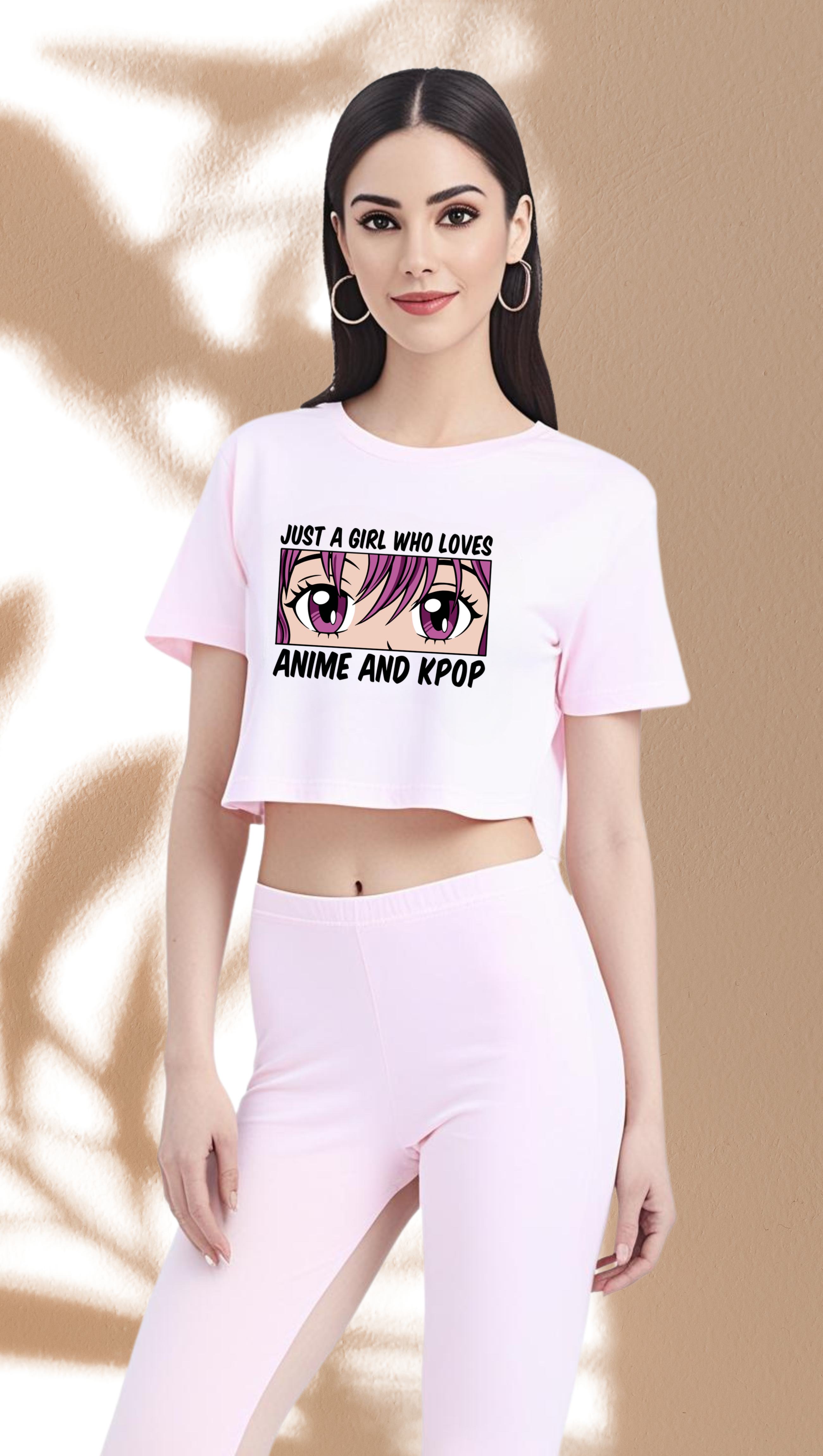 Anime Girl K-pop Inspired Crop Top