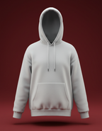 white Oversized  Hoodie with Cyber Anime Graphic