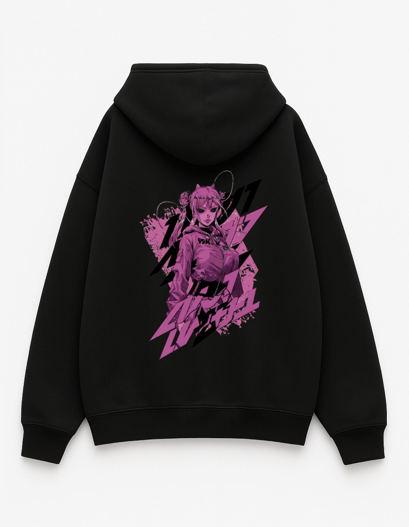 Pink Voltage Oversized Hoodie